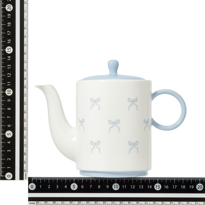 Ribbon Teapot Blue