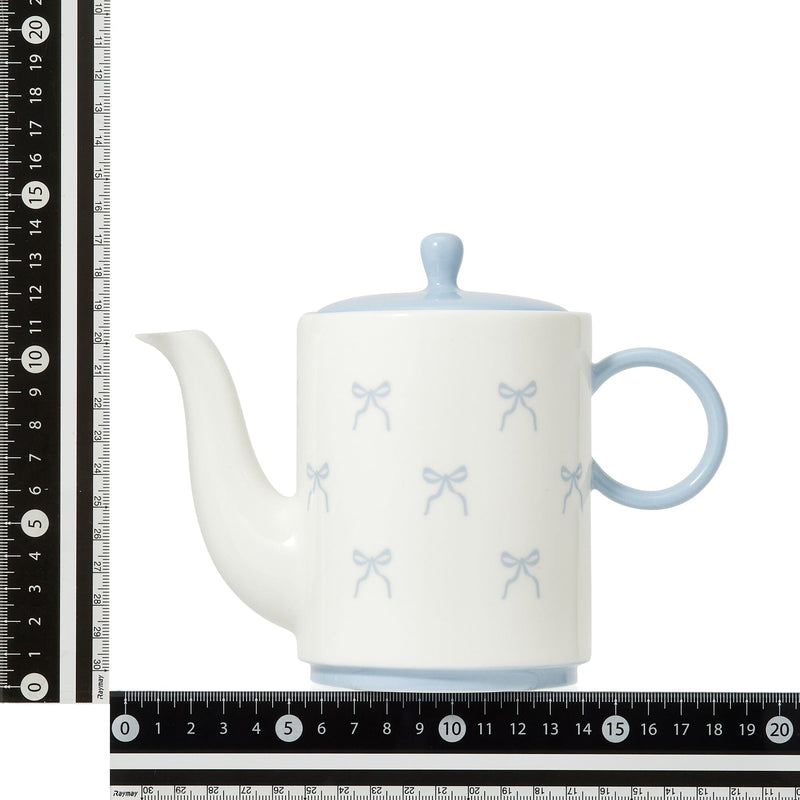 Ribbon Teapot Blue