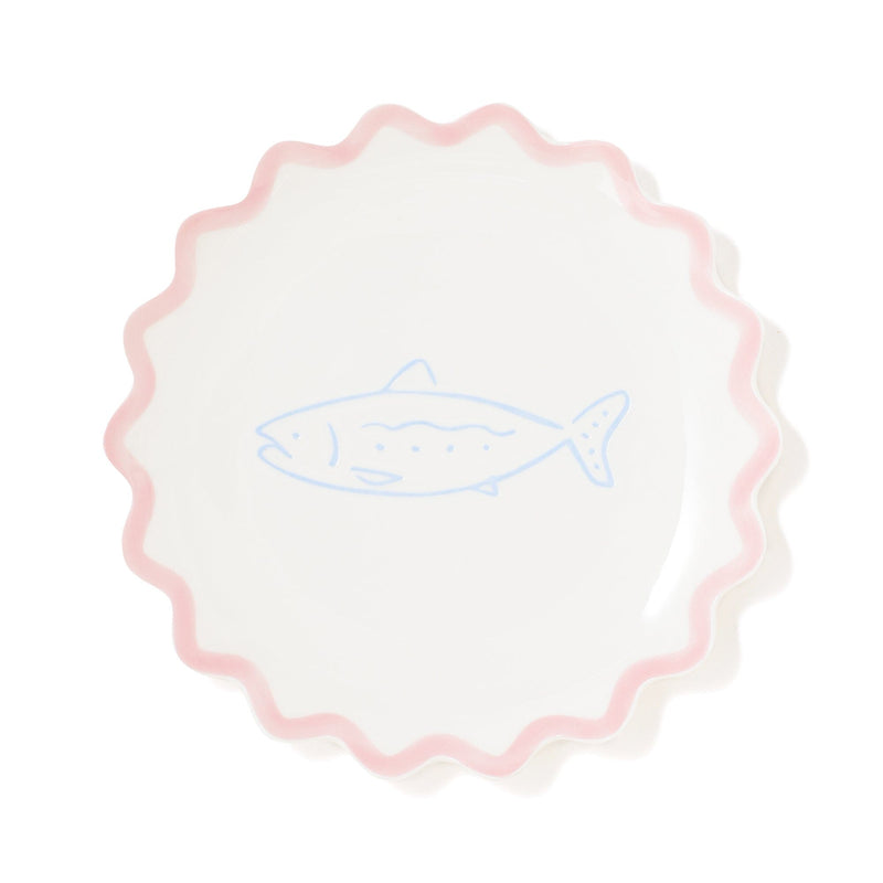 Craft Touch Plate Fish Medium Pink
