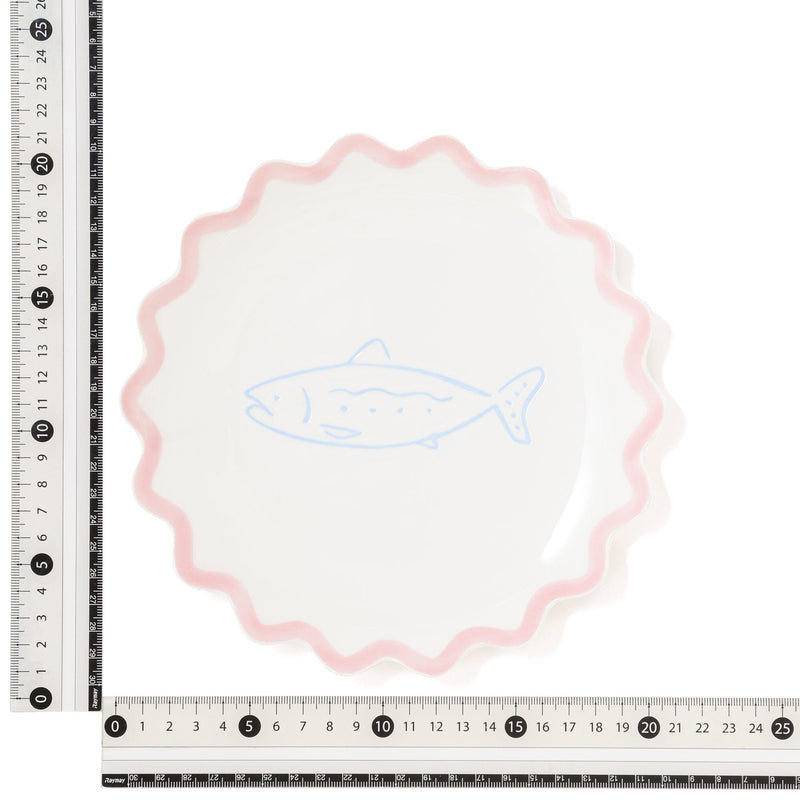 Craft Touch Plate Fish Medium Pink