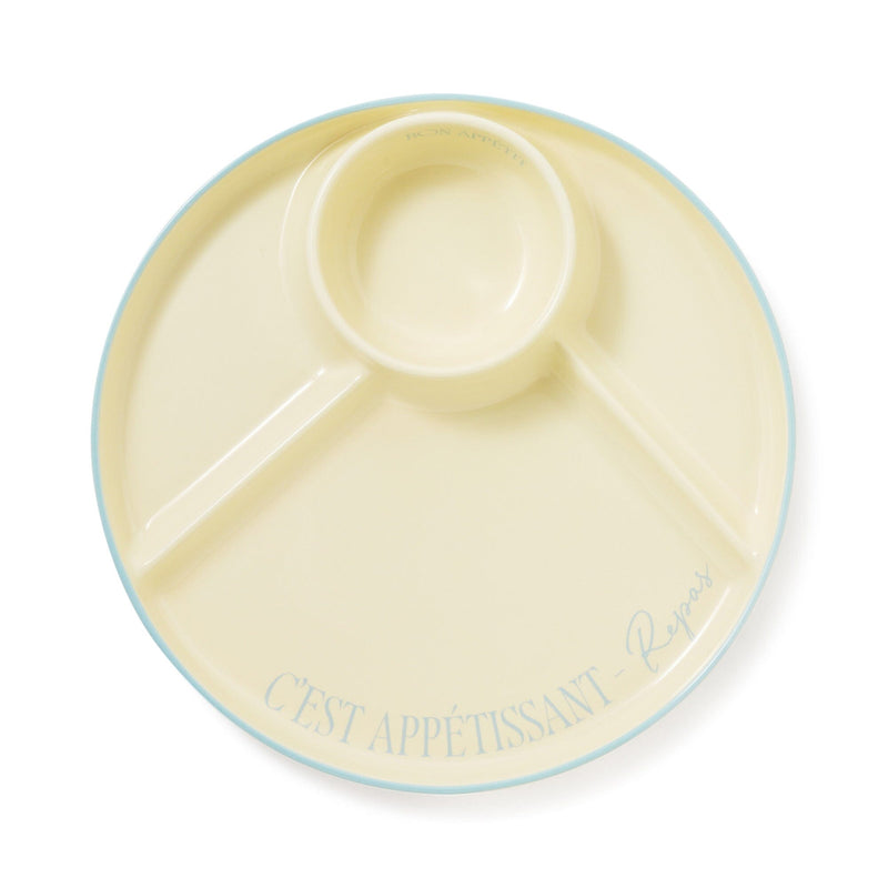 Pastemon Divided Plate Yellow