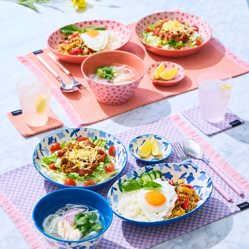 Iroiro Oval Deep Plate Dot