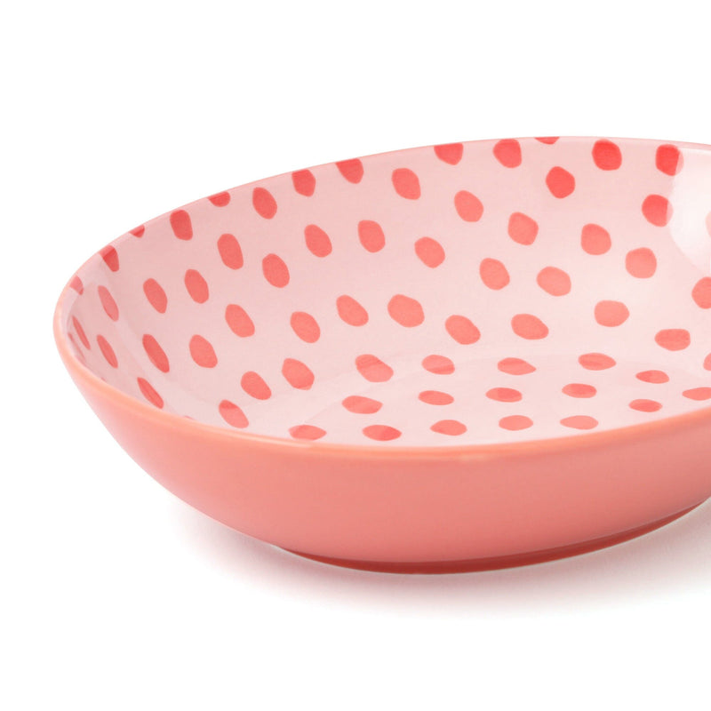 Iroiro Oval Deep Plate Dot