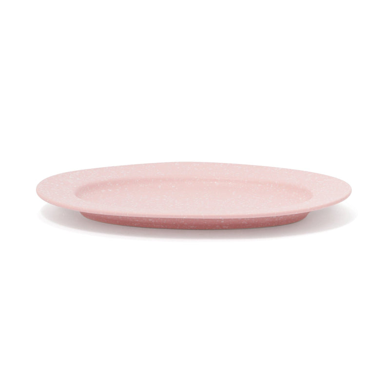 Splatter Oval Plate Pink
