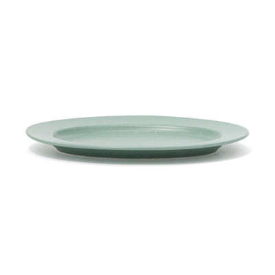 Splatter Oval Plate Green