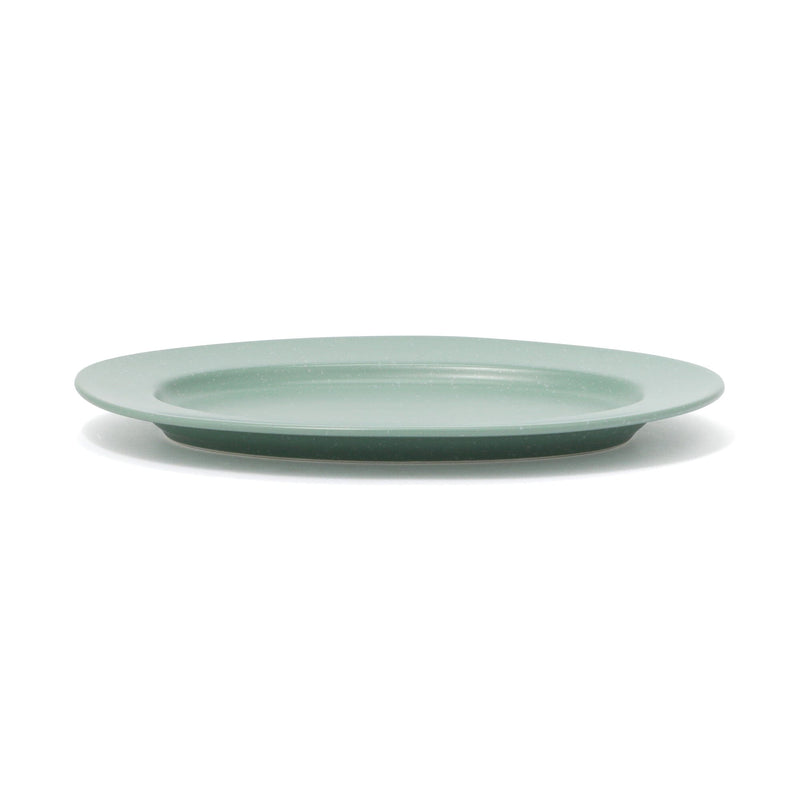 Splatter Oval Plate Green