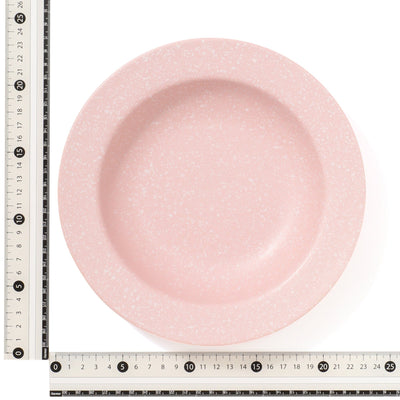 Splatter Deep Plate Pink