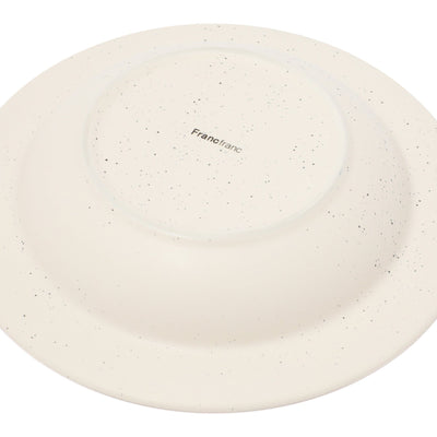 Splatter Deep Plate Ivory