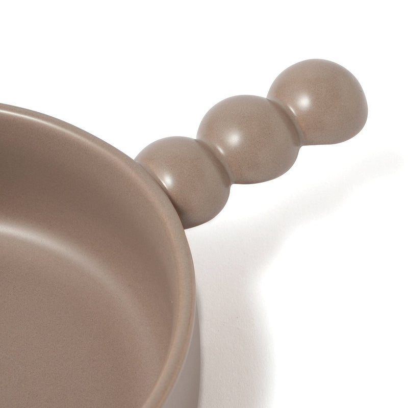 單柄陶瓷碗 中號 啡色