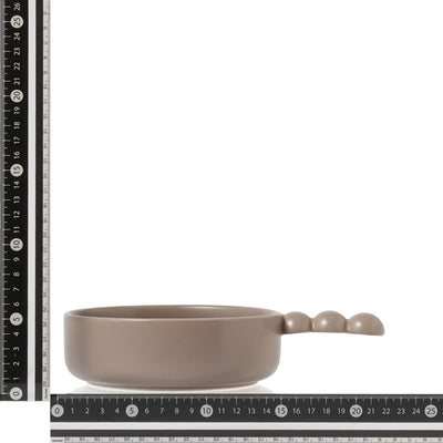 單柄陶瓷碗 中號 啡色