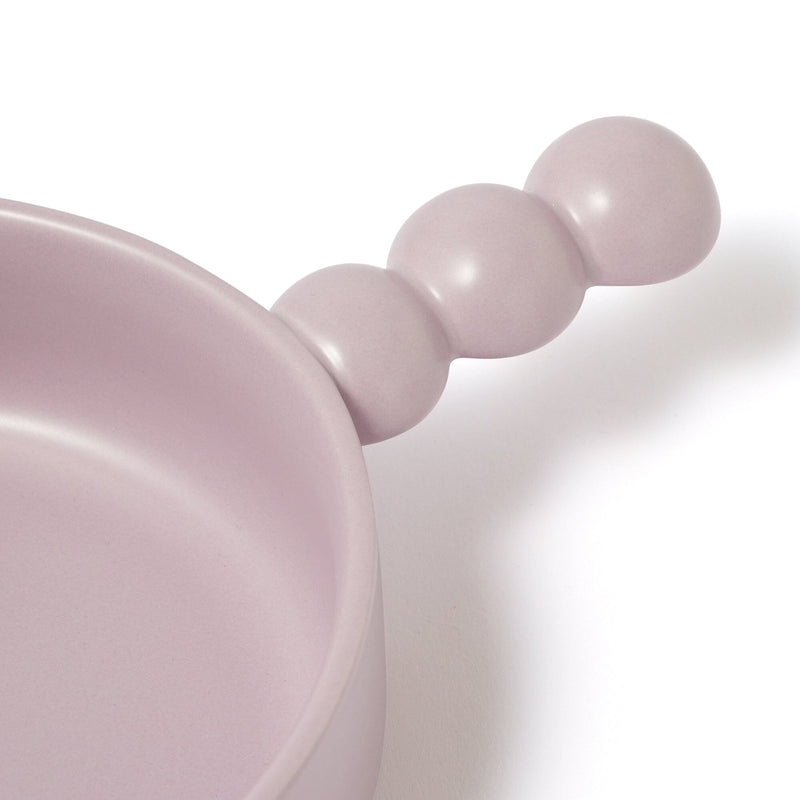 單柄陶瓷碗 中號 粉紅色