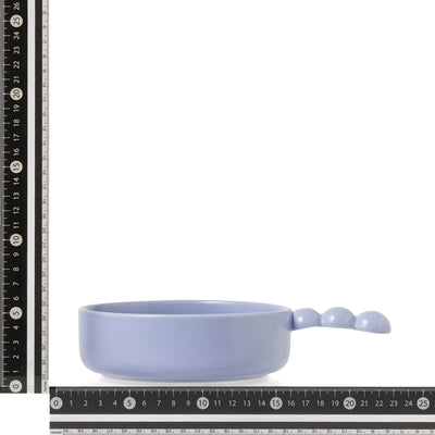 單柄陶瓷碗 中號 藍色