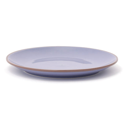 Bicolor Rim Plate Large Blue