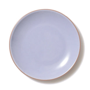 Bicolor Rim Plate Medium Blue