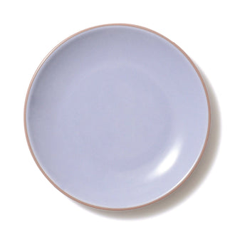 Bicolor Rim Plate Medium Blue