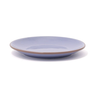 Bicolor Rim Plate Medium Blue