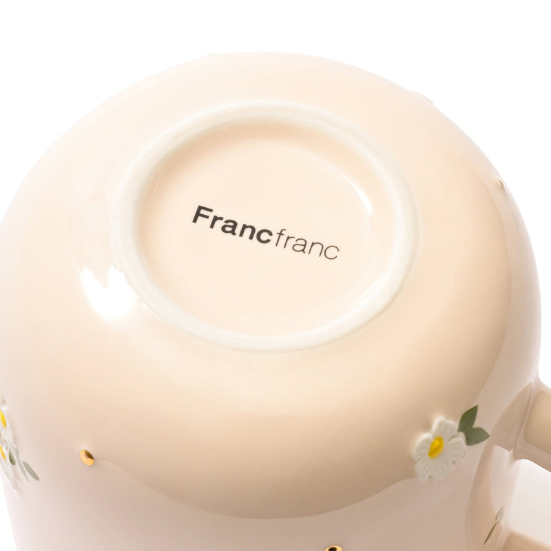 FLEURON 碎花水杯 象牙色