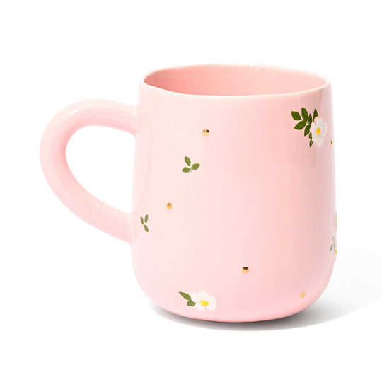 FLEURON 碎花水杯 粉紅色