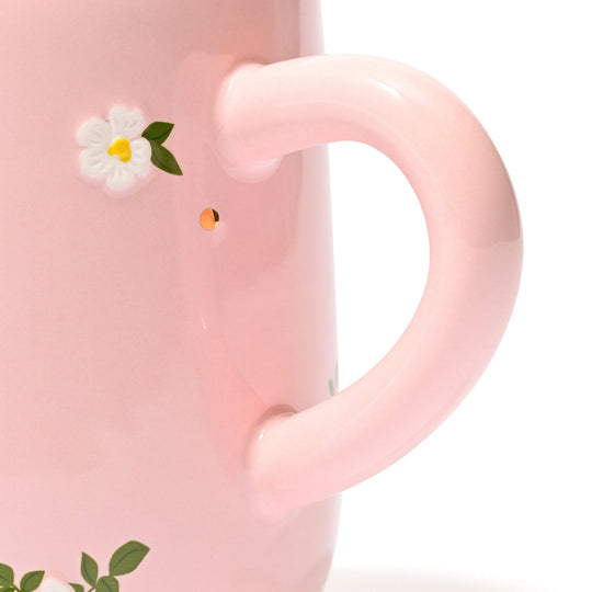 FLEURON 碎花水杯 粉紅色