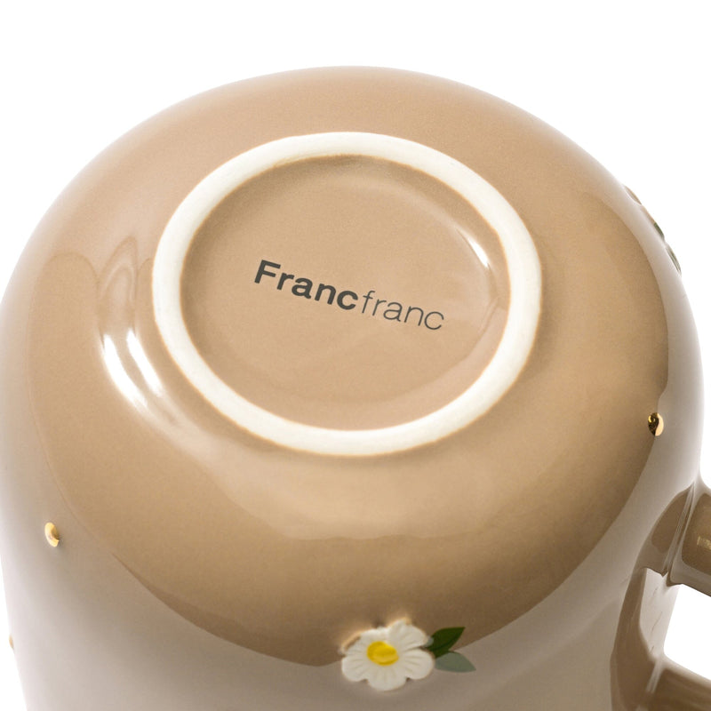 FLEURON 碎花水杯 啡色