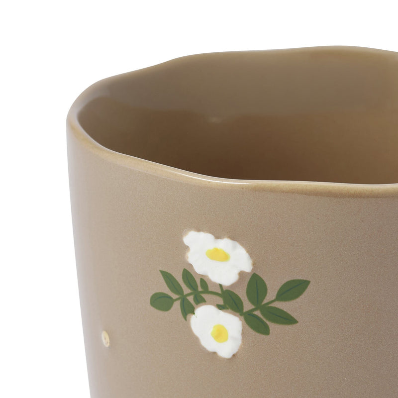 Fleuron Cafe Set Brown