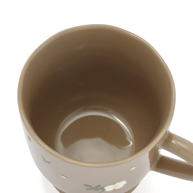 Fleuron Cafe Set Brown