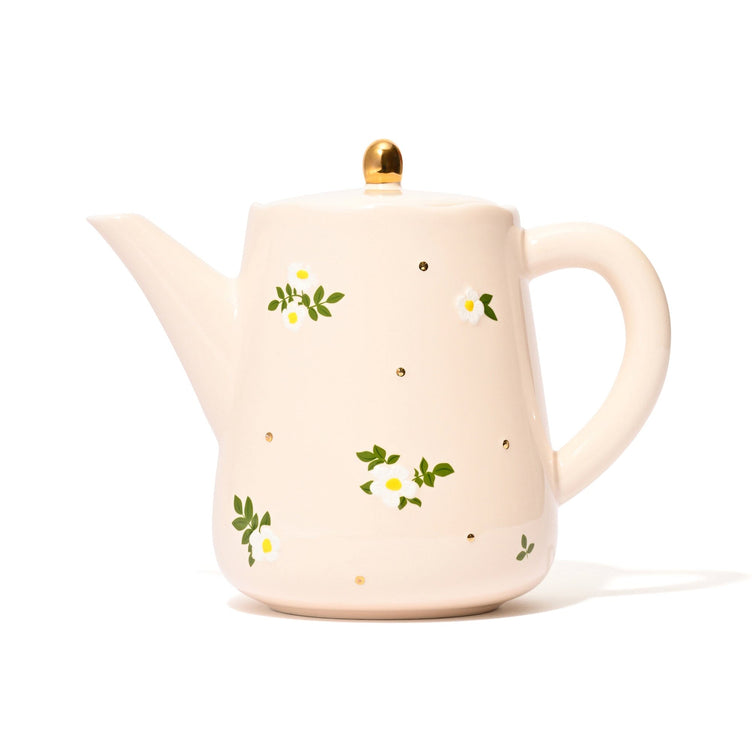 FLEURON 茶壺 象牙色
