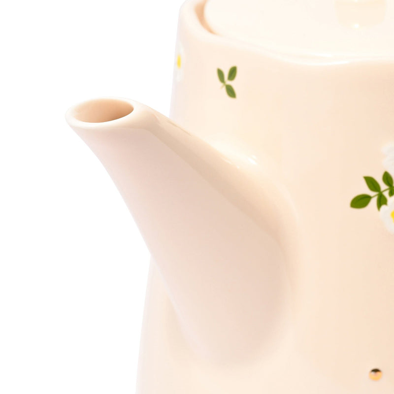 FLEURON 茶壺 象牙色