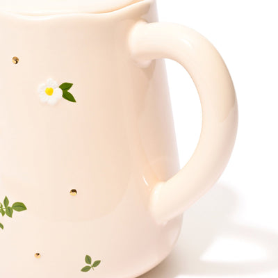 FLEURON 茶壺 象牙色