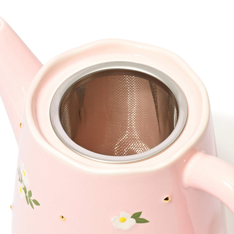 Fleuron Teapot Pink