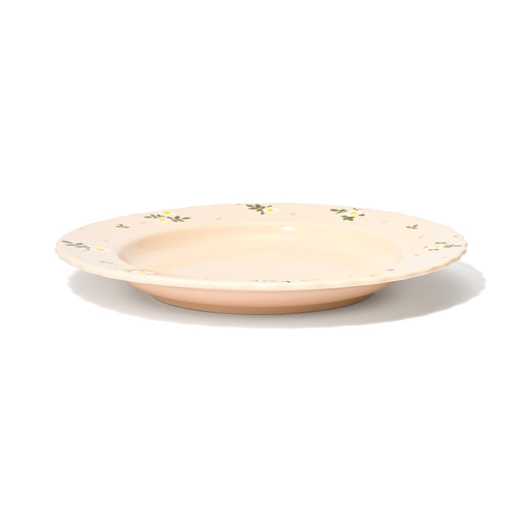 Fleuron Plate Medium Ivory