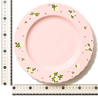 Fleuron Plate Medium Pink