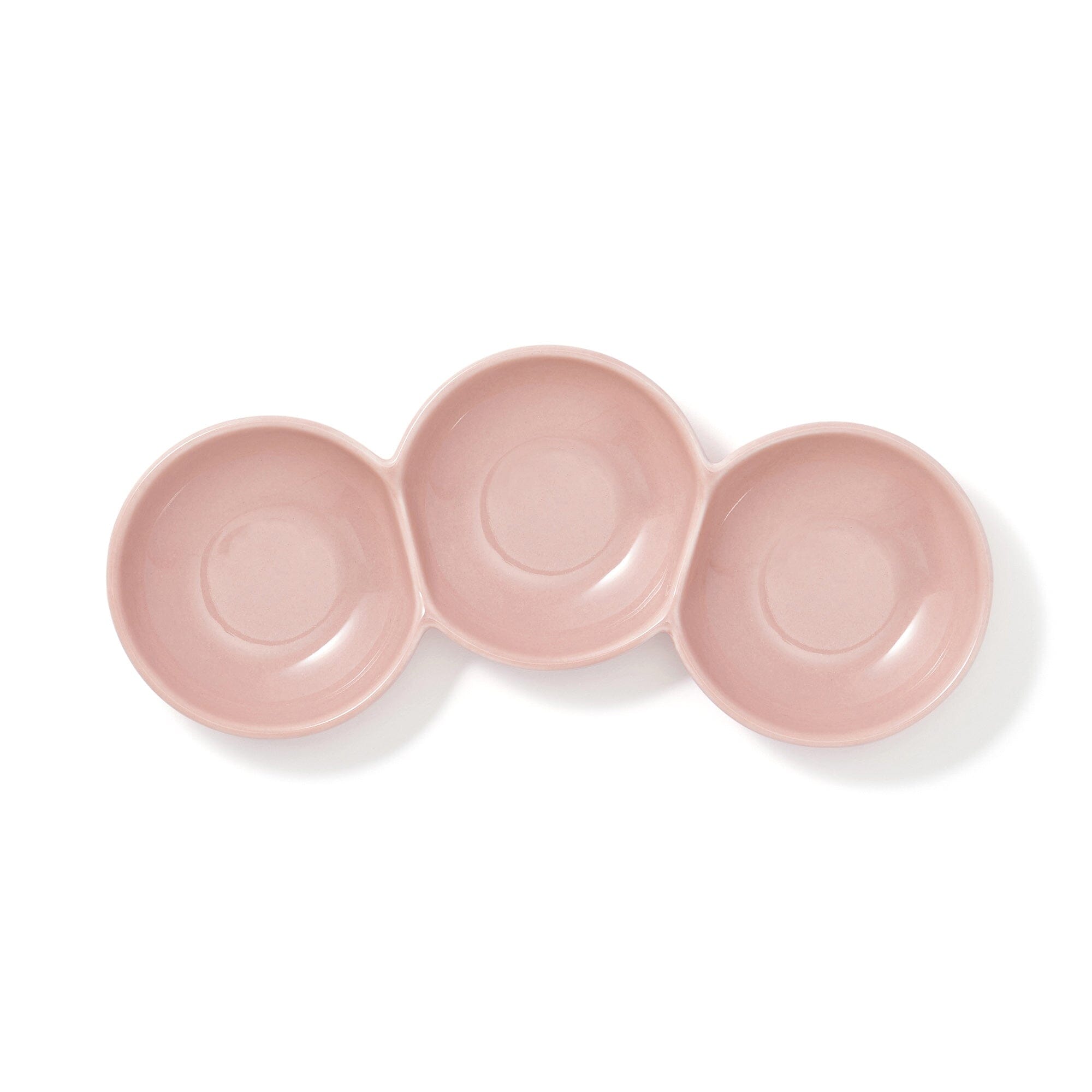 Separate Plate 3-Piece Set Pink