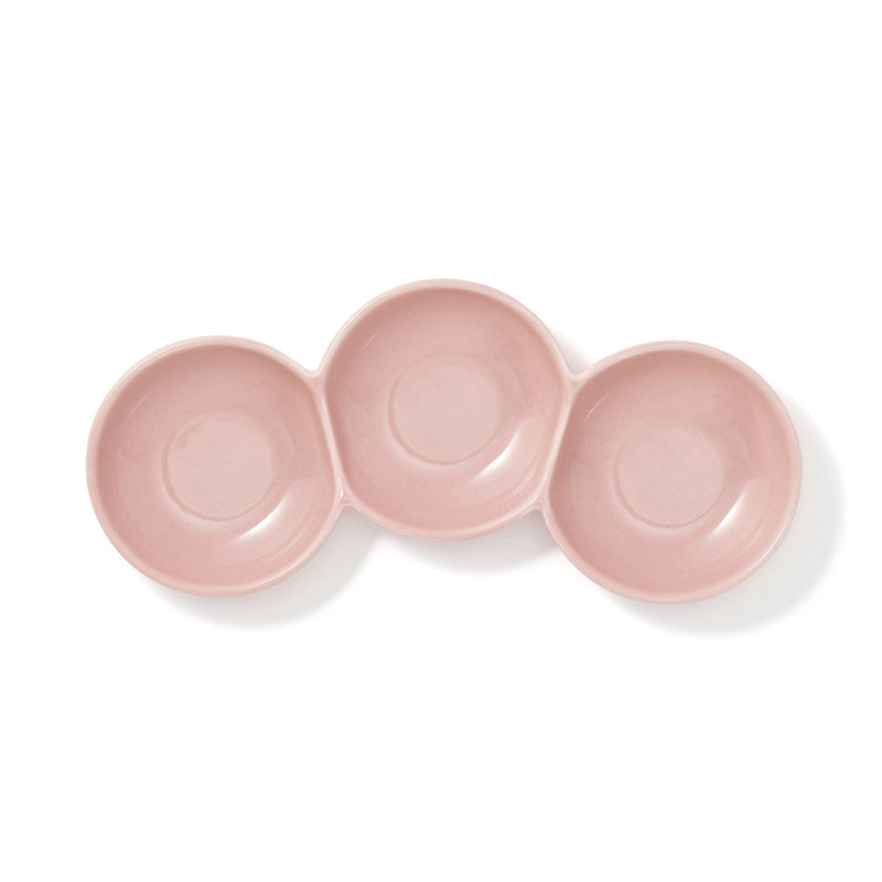 Separate Plate 3-Piece Set Pink