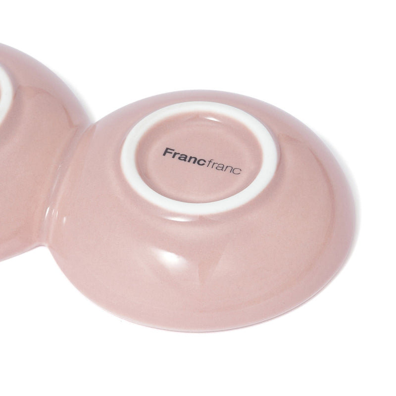 Separate Plate 2-Piece Set Pink