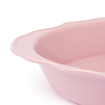 Flower Rim Ovenware Large Pink