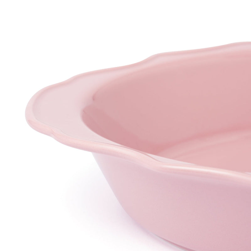 Flower Rim Ovenware Large Pink