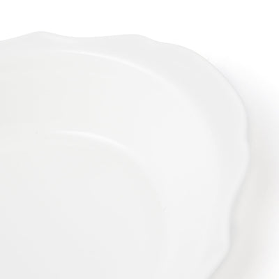 Flower Rim Ovenware Large Ivory