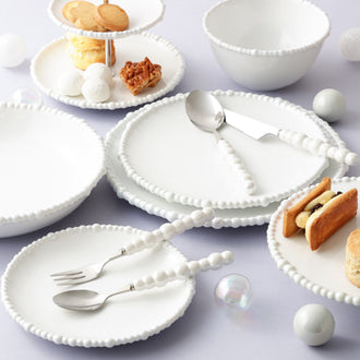 Pearl Plate Small White