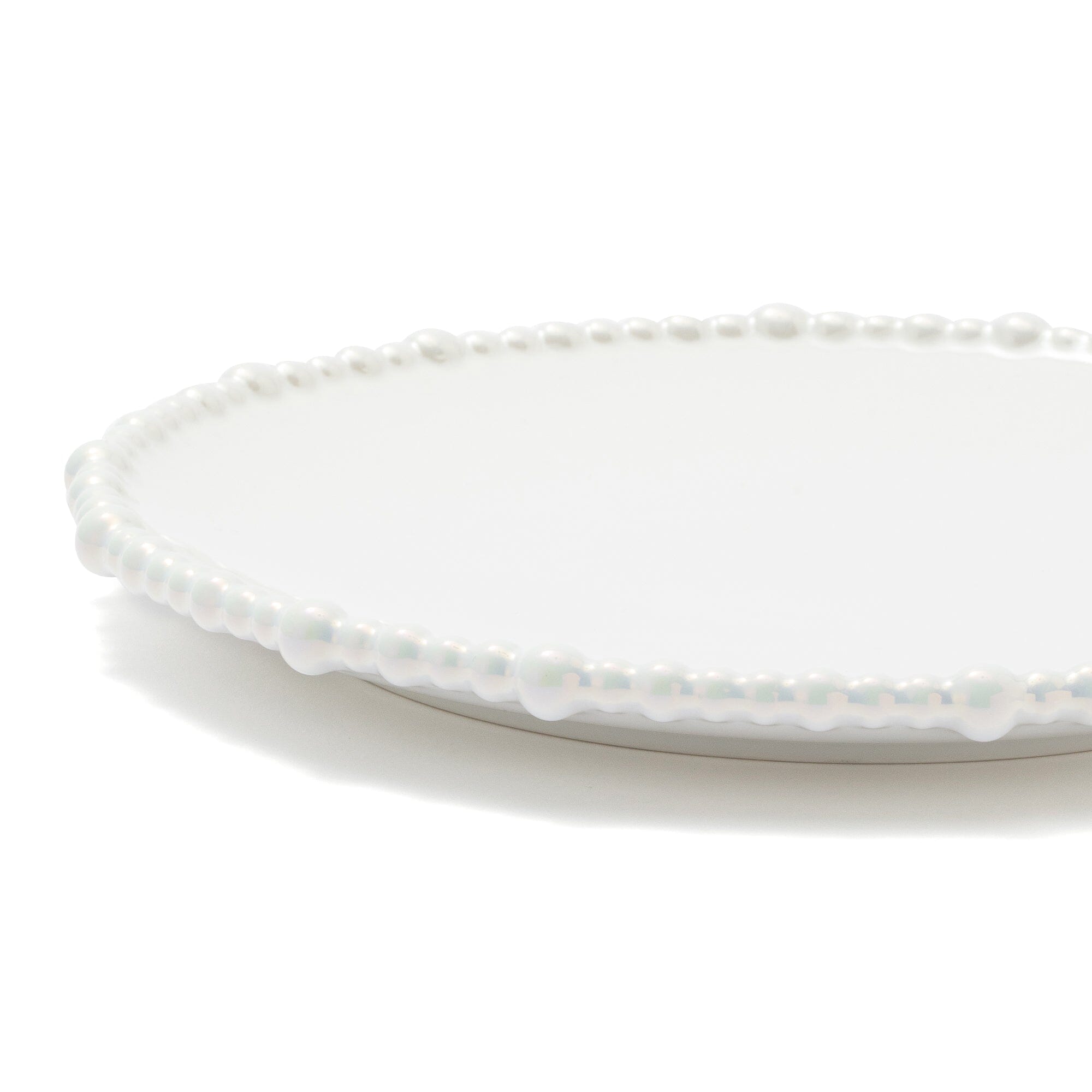 Pearl Plate Medium White