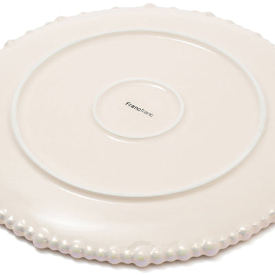 Pearl Plate Large Beige