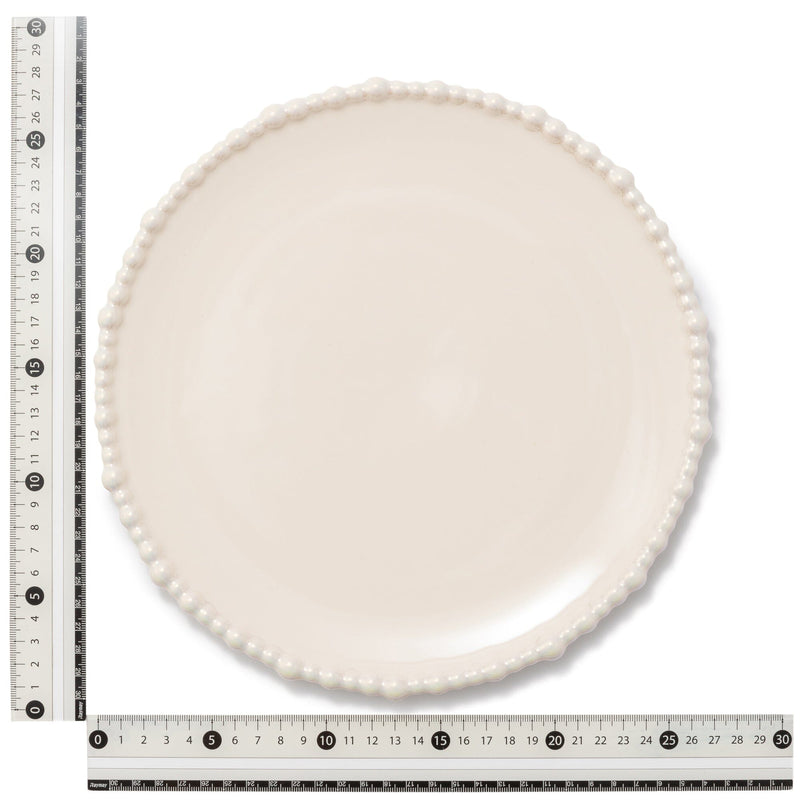Pearl Plate Large Beige