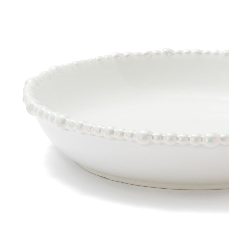 Pearl Deep Plate Large White