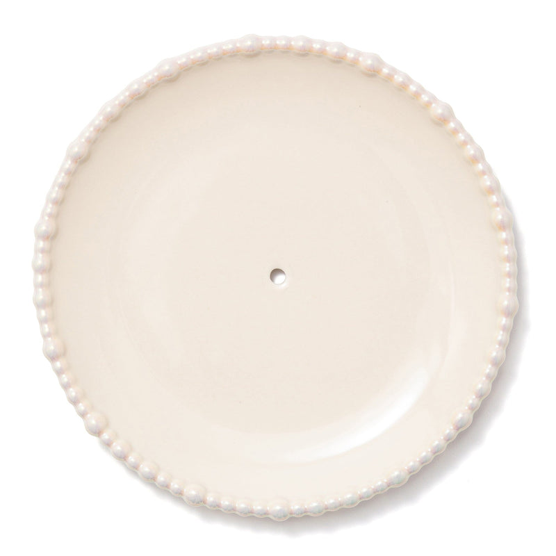 Pearl Cake Stand 3 Tier Beige