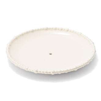 Pearl Cake Stand 3 Tier Beige