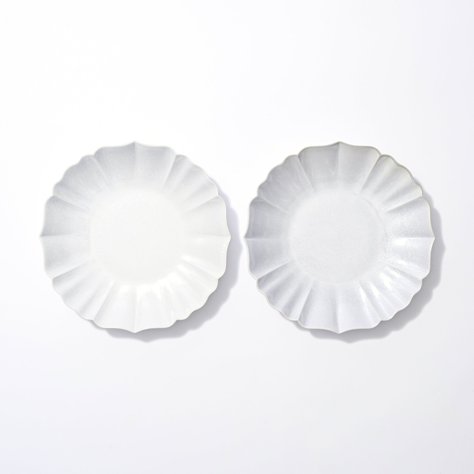 Mino Crystalline Glaze Deep Plate Light Blue