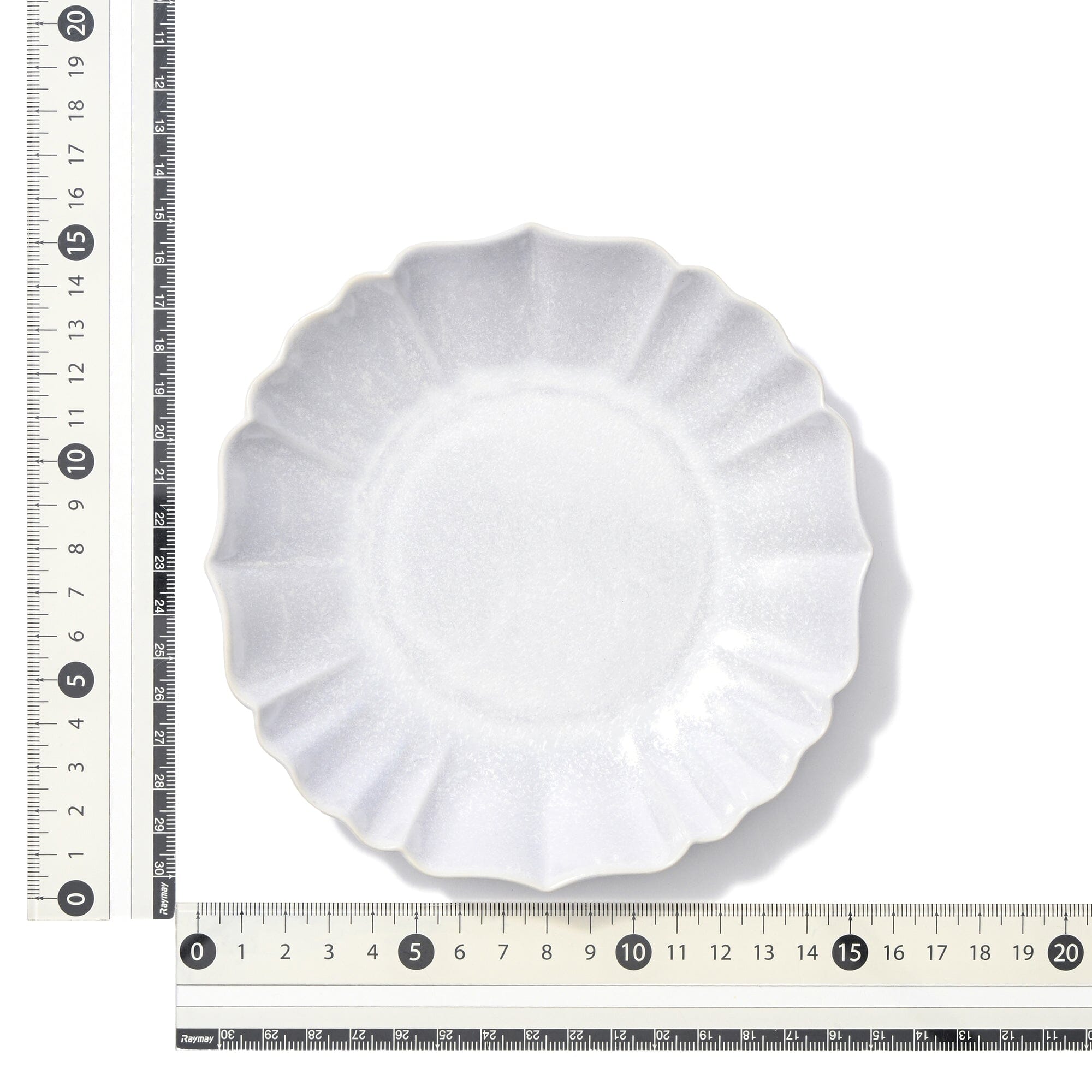 Mino Crystalline Glaze Plate Small Light Blue