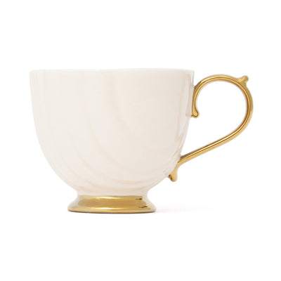 Shell Cup & Saucer Beige