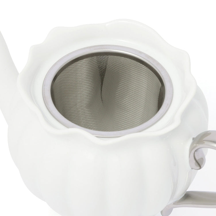 Shell Teapot White