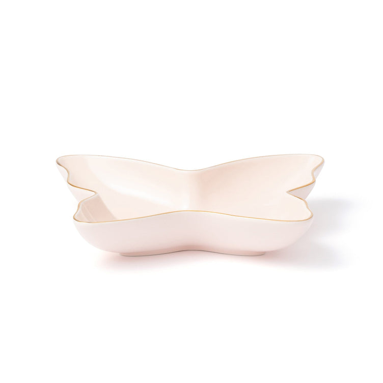 Petal Frill Butterfly Plate Pink